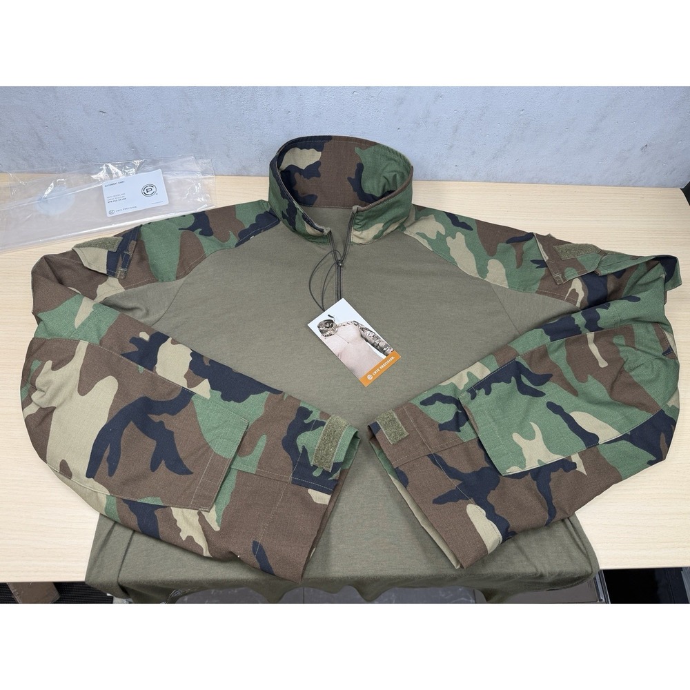 Crye Precision G3 M81 NATO WOODLAND Combat Shirt Large Regular MARSOC SF Seals